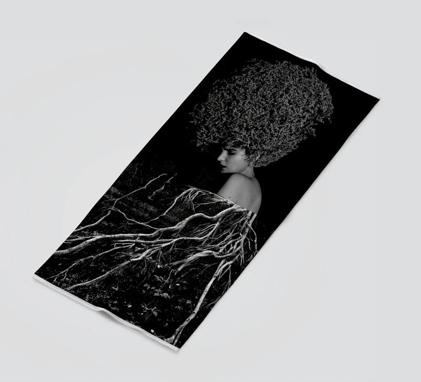 Roots strandhanddoek van Taher Mhamdi