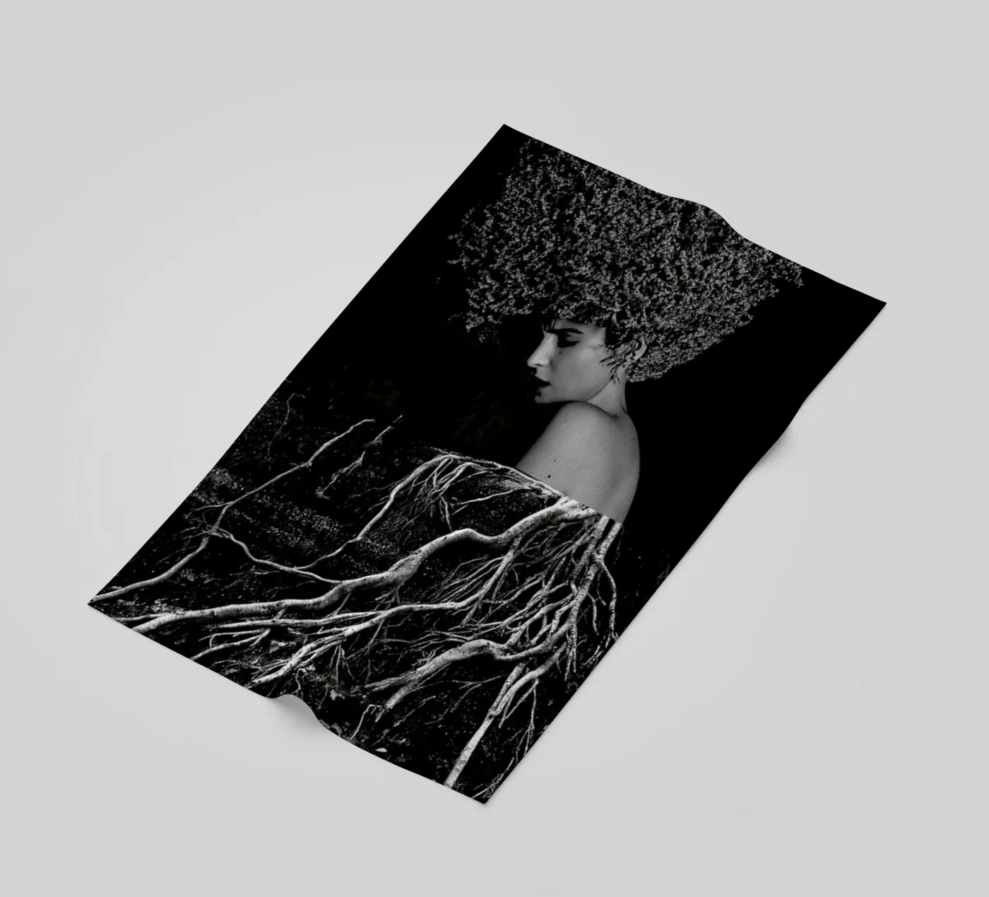 Roots strandhanddoek van Taher Mhamdi