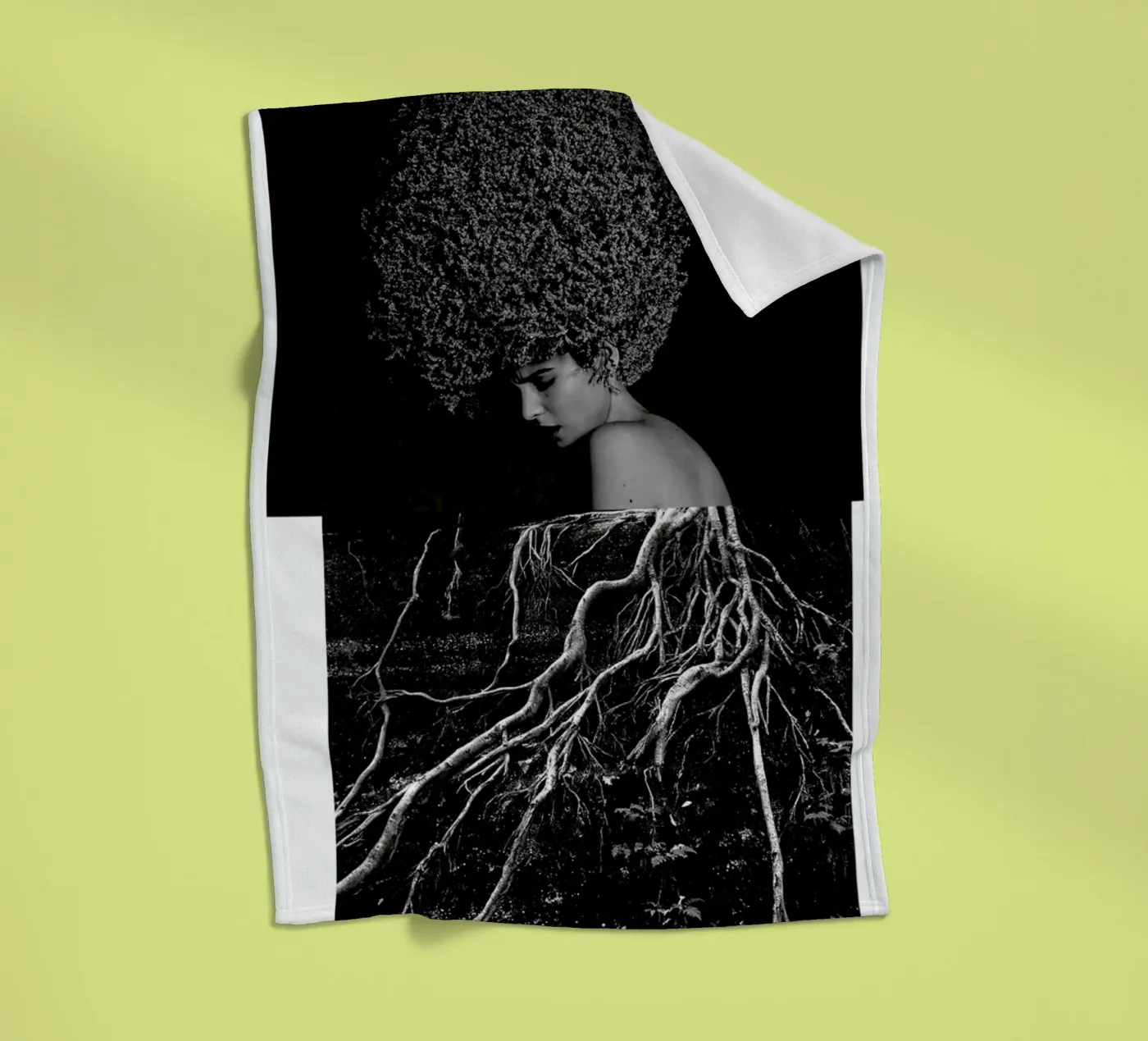 Roots Fleecedecke von Taher Mhamdi