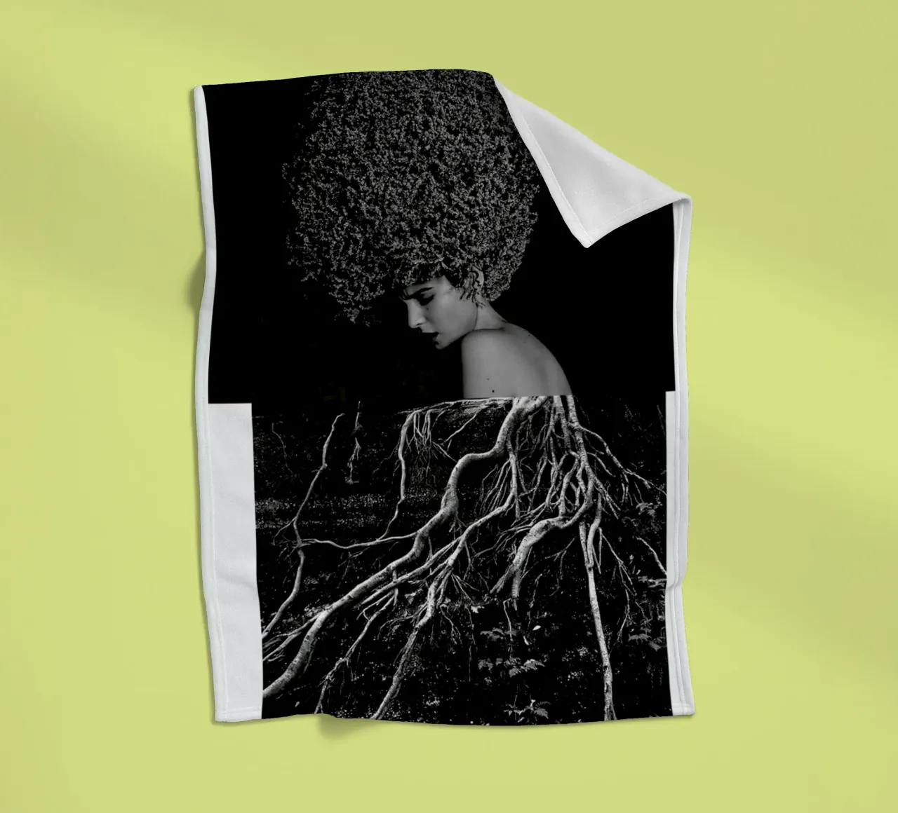 Roots Fleecedecke von Taher Mhamdi