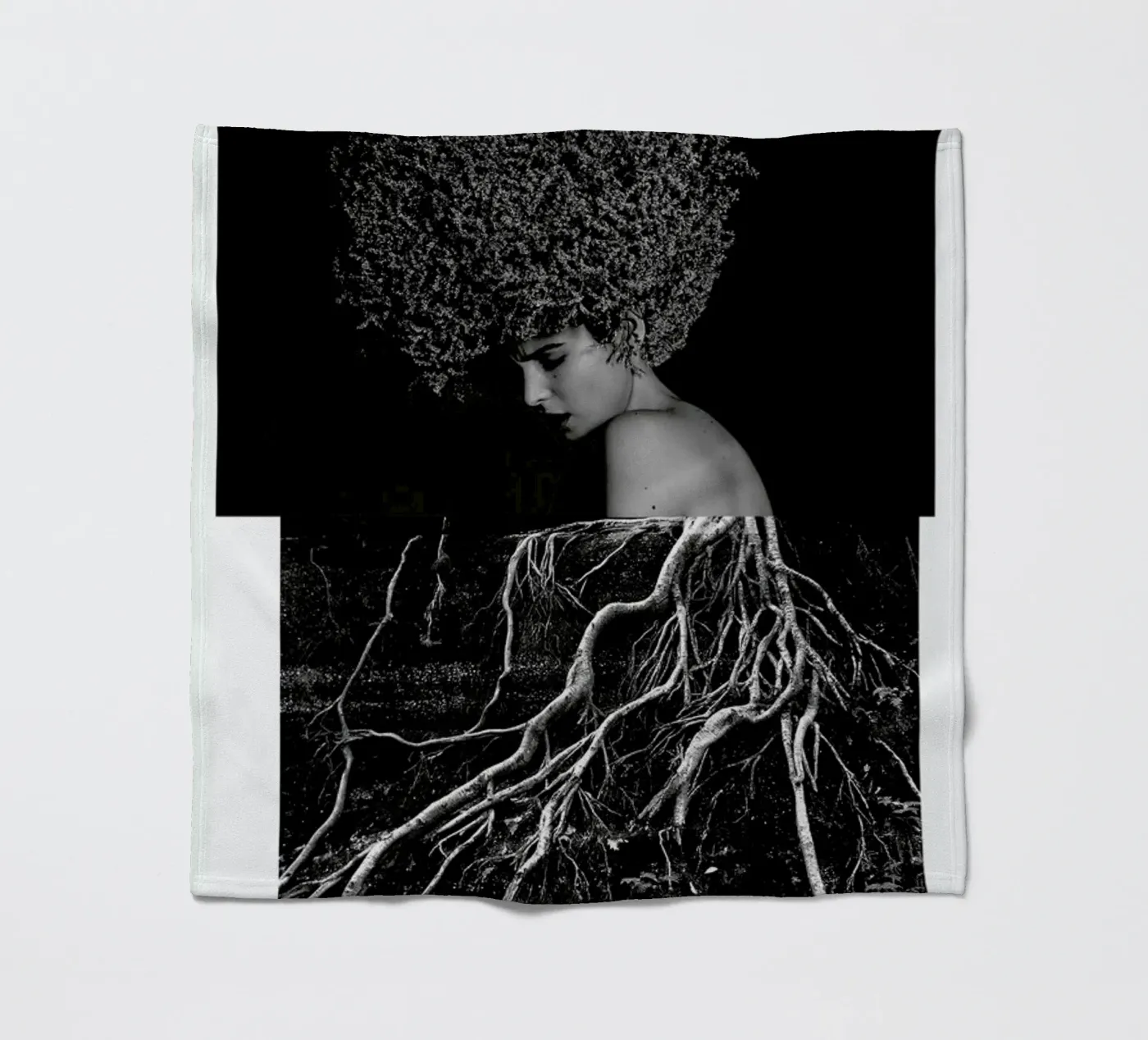 Roots fleecedeken van Taher Mhamdi