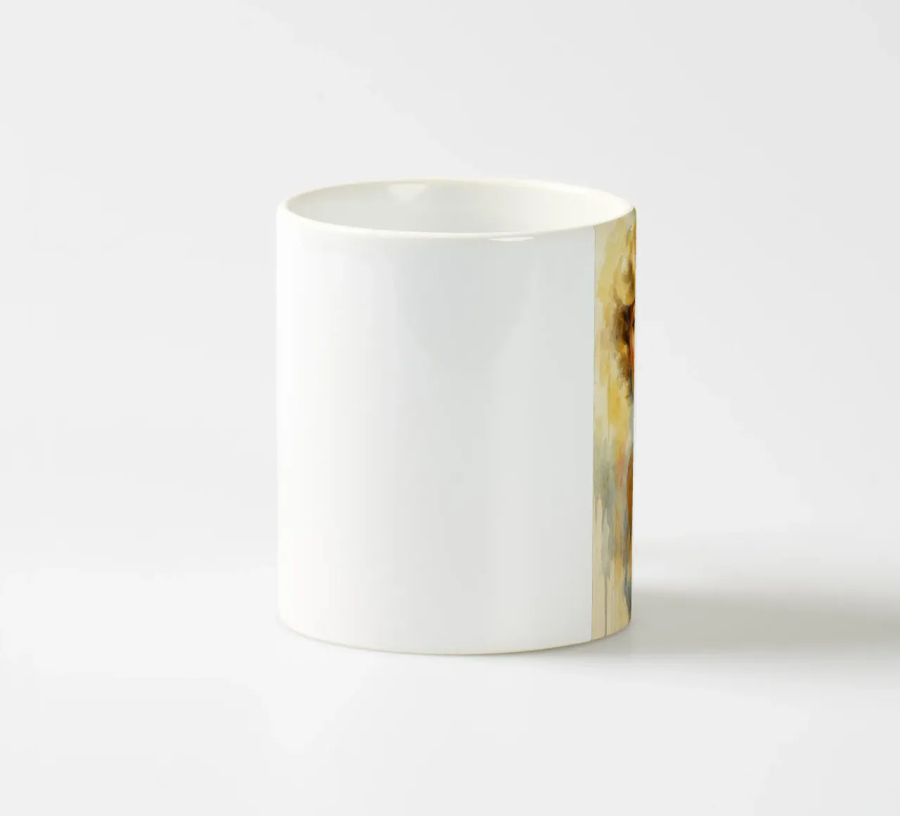 woman retro classic painting ceramic mug by pakazi