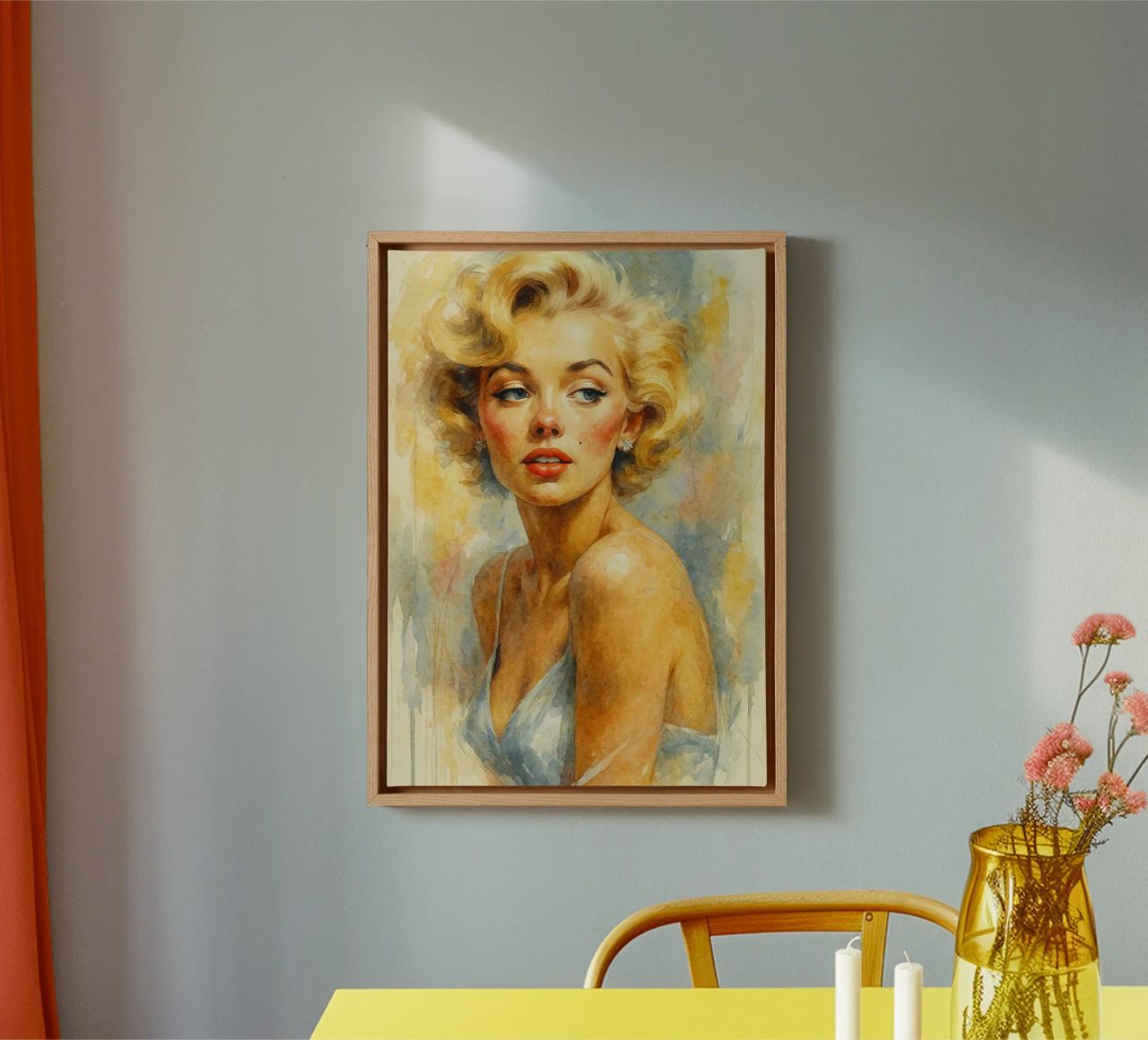 Frau retro klassische Malerei Leinwand von pakazi