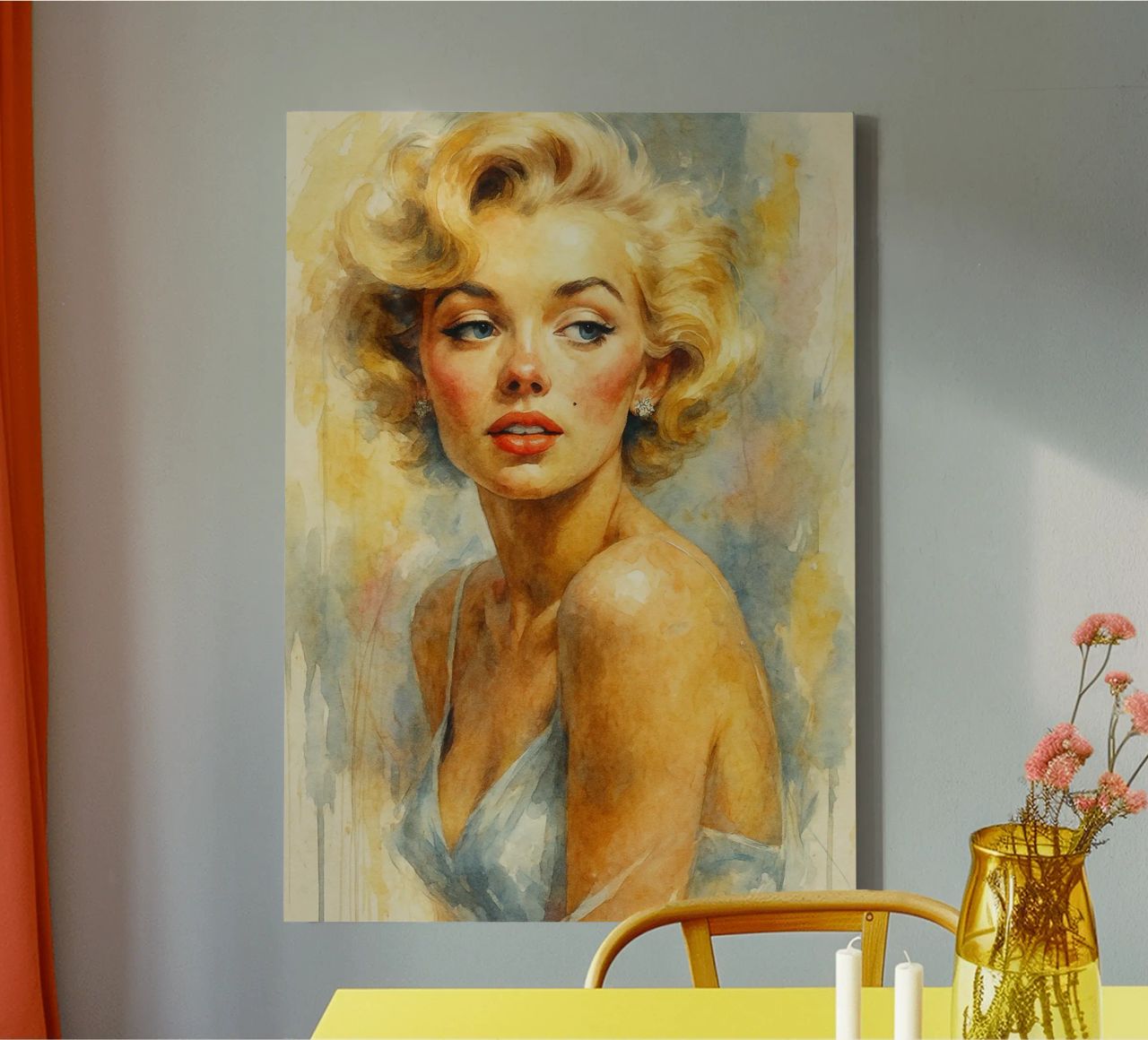 Frau retro klassische Malerei Leinwand von pakazi