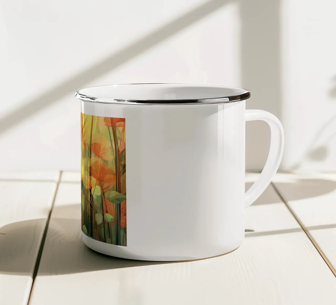 Arte da parete di Imagine tazza in smalto da Imagine