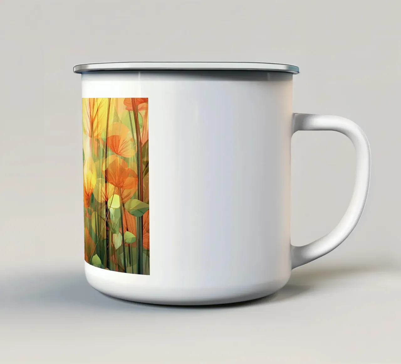 Arte da parete di Imagine tazza in smalto da Imagine