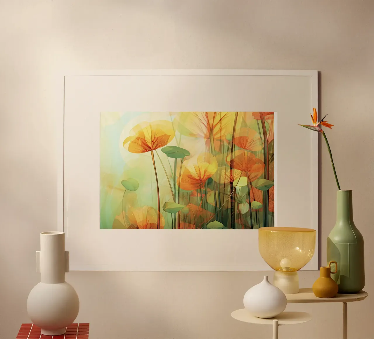 Arte da parete di Imagine poster con telaio in plastica da Imagine