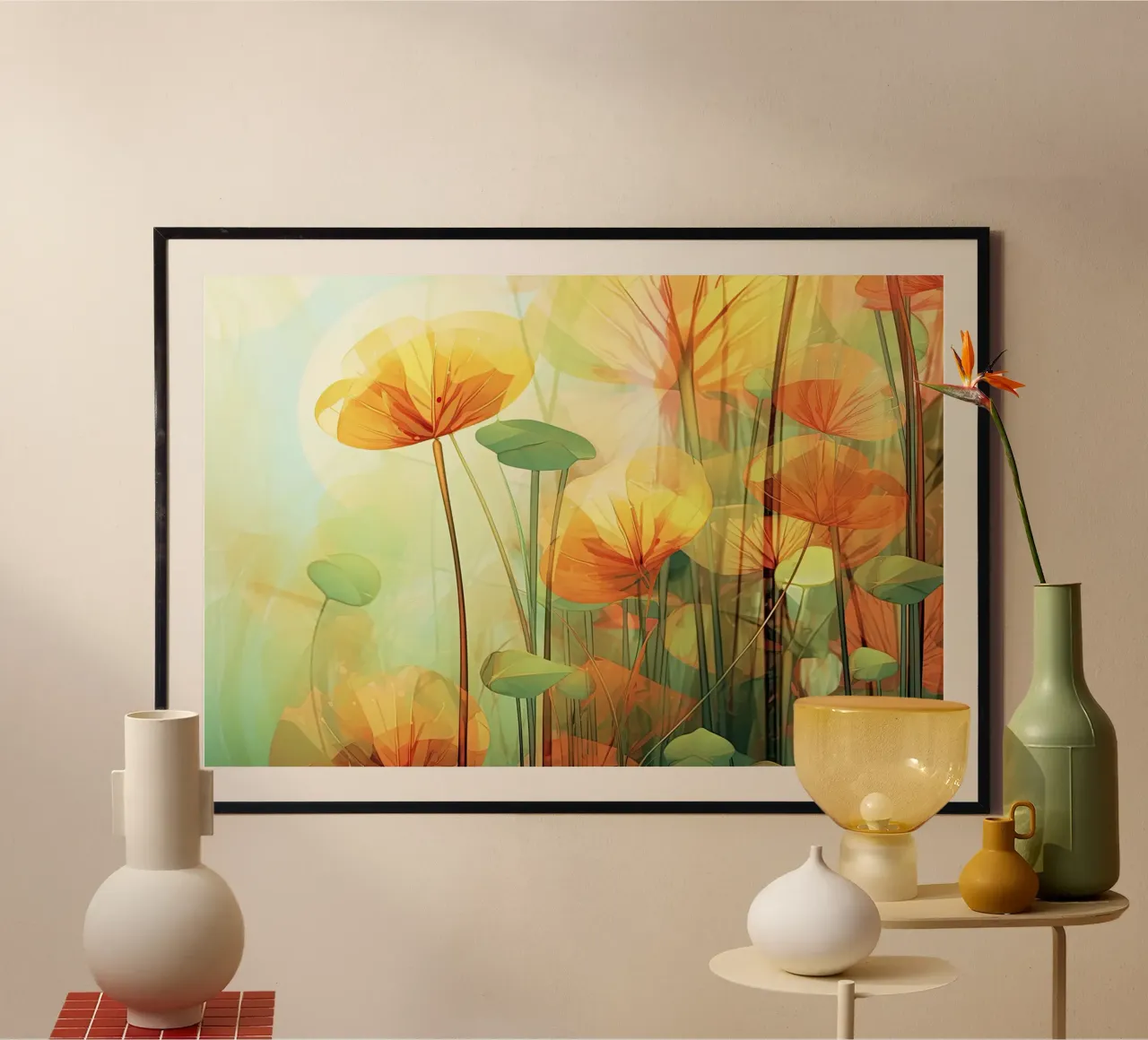 Arte da parete di Imagine poster con telaio in plastica da Imagine