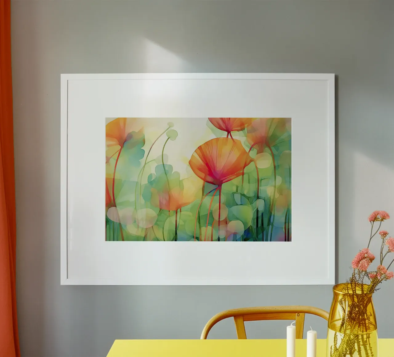 Arte da parete di Imagine poster con telaio in legno da Imagine