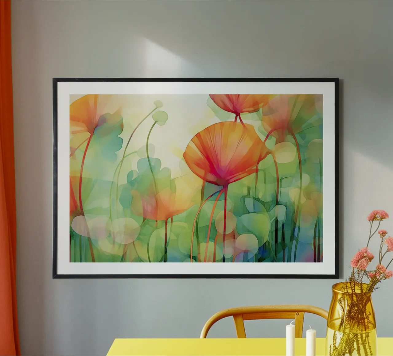 Arte da parete di Imagine poster con telaio in legno da Imagine