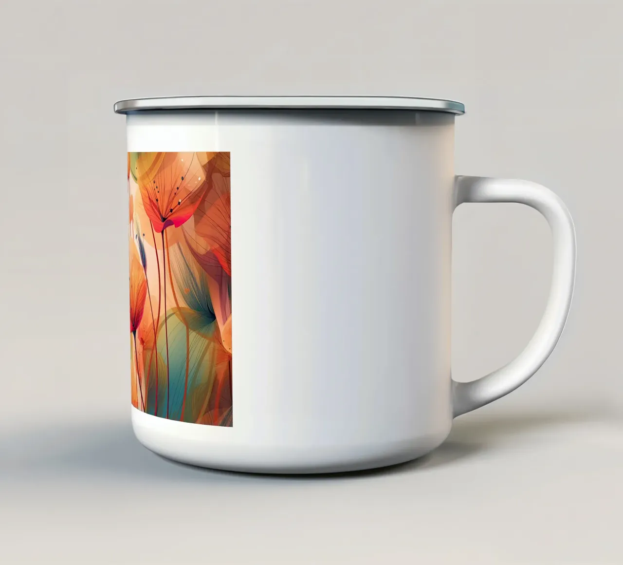 Arte da parete di Imagine tazza in smalto da Imagine