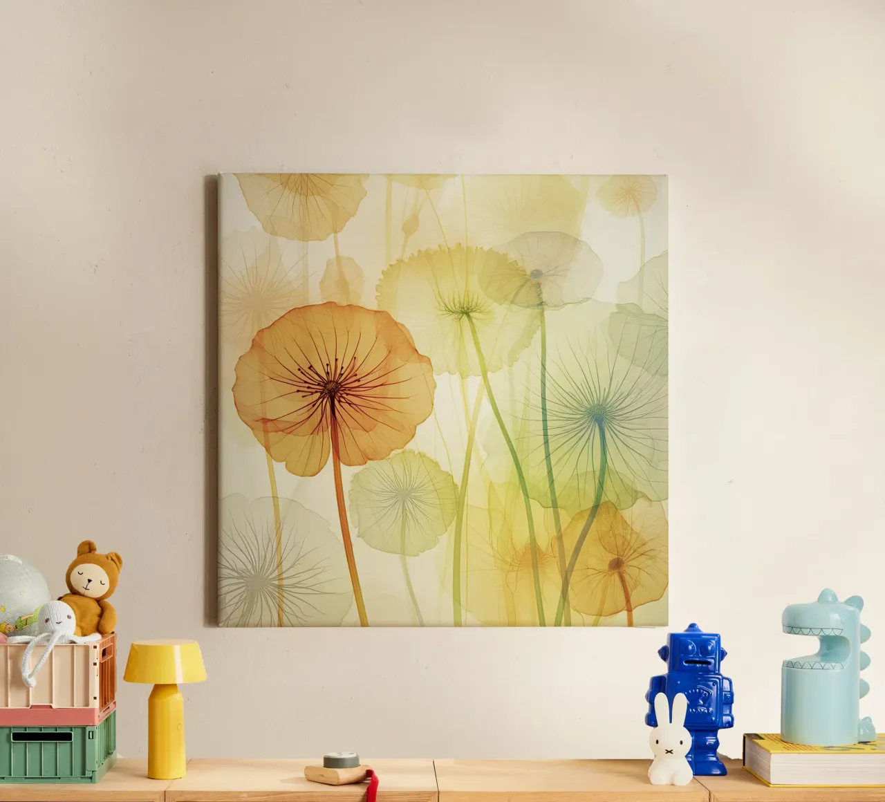 Wall-art by Imagine canvas with Floater frame by Imagine