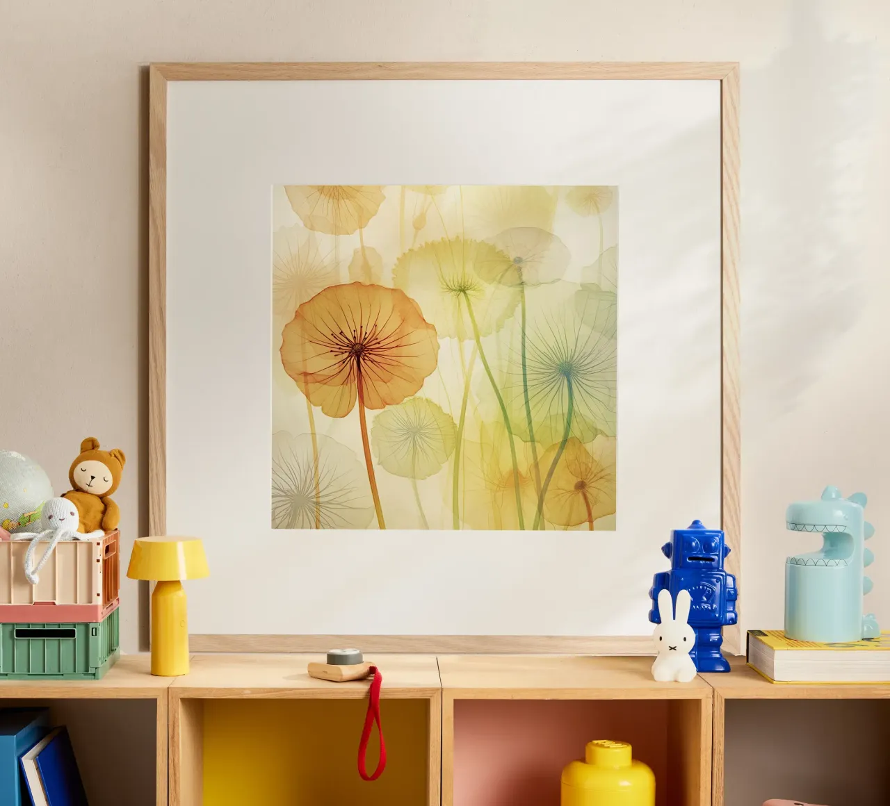 Arte da parete di Imagine poster con telaio in legno da Imagine