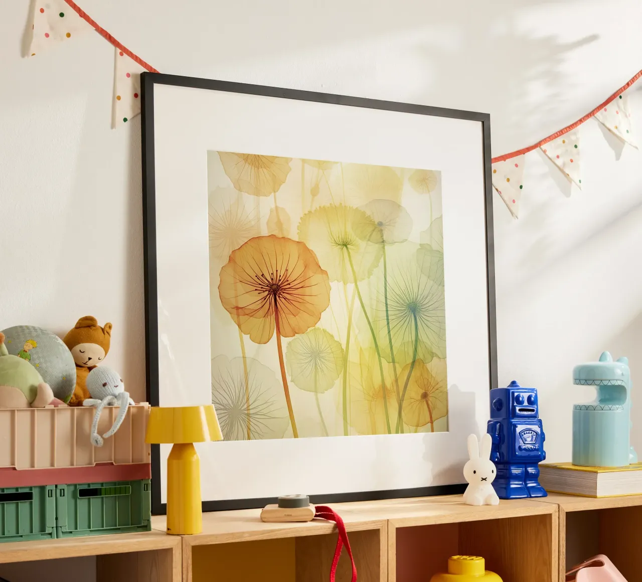 Arte da parete di Imagine poster con telaio in legno da Imagine