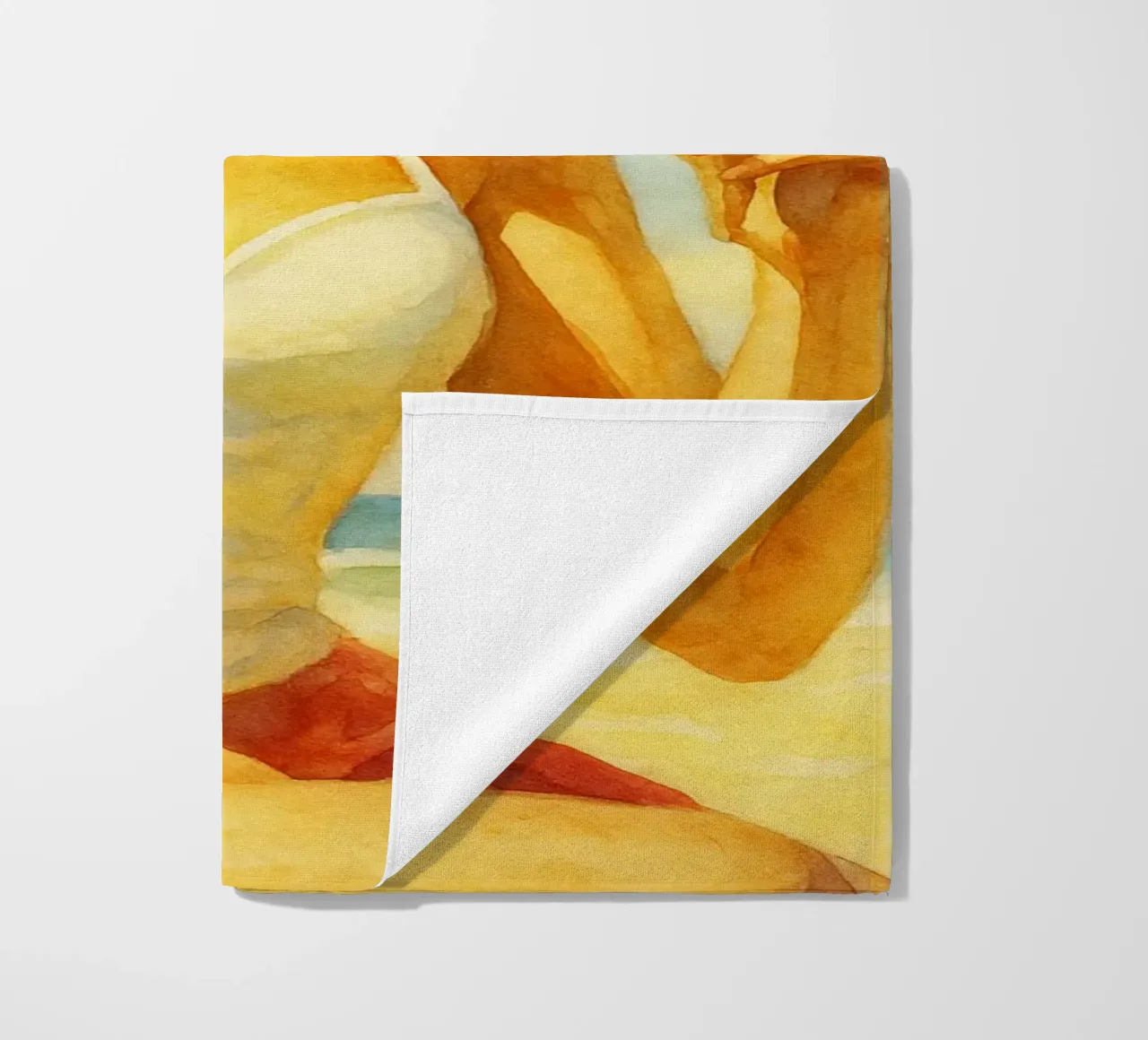vrouwen en ijs retro klassiek schilderij strandhanddoek van pakazi