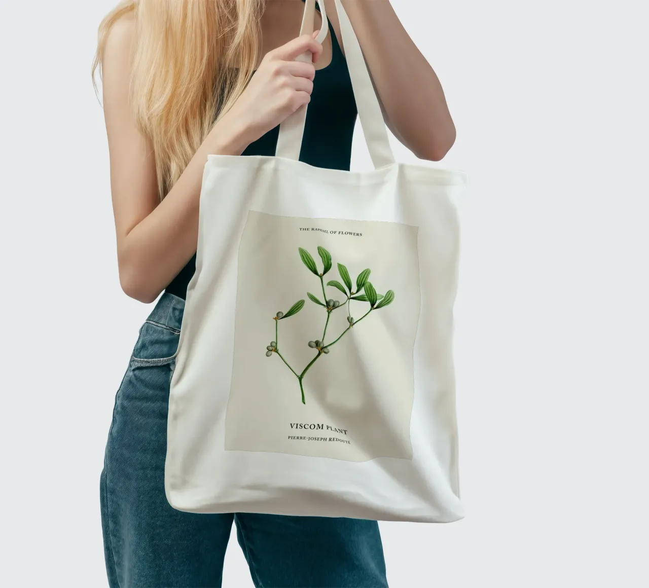 Pierre - Joseph Redouté - Viscom Plant borsa in juta da Vintage by JUNIQE
