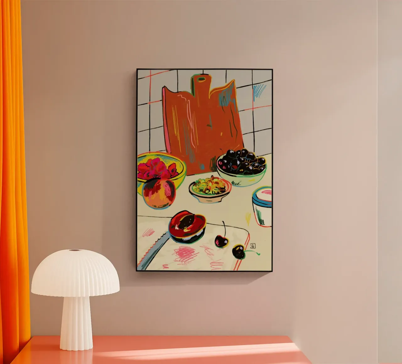 Autumn Fruit plexiglass da Sandra Poliakov