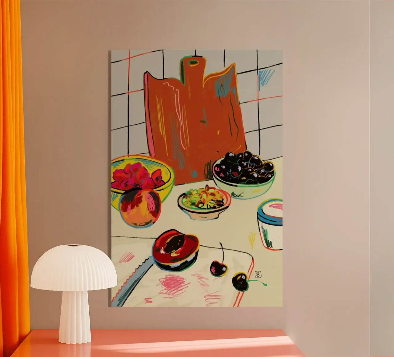 Autumn Fruit plexiglass da Sandra Poliakov