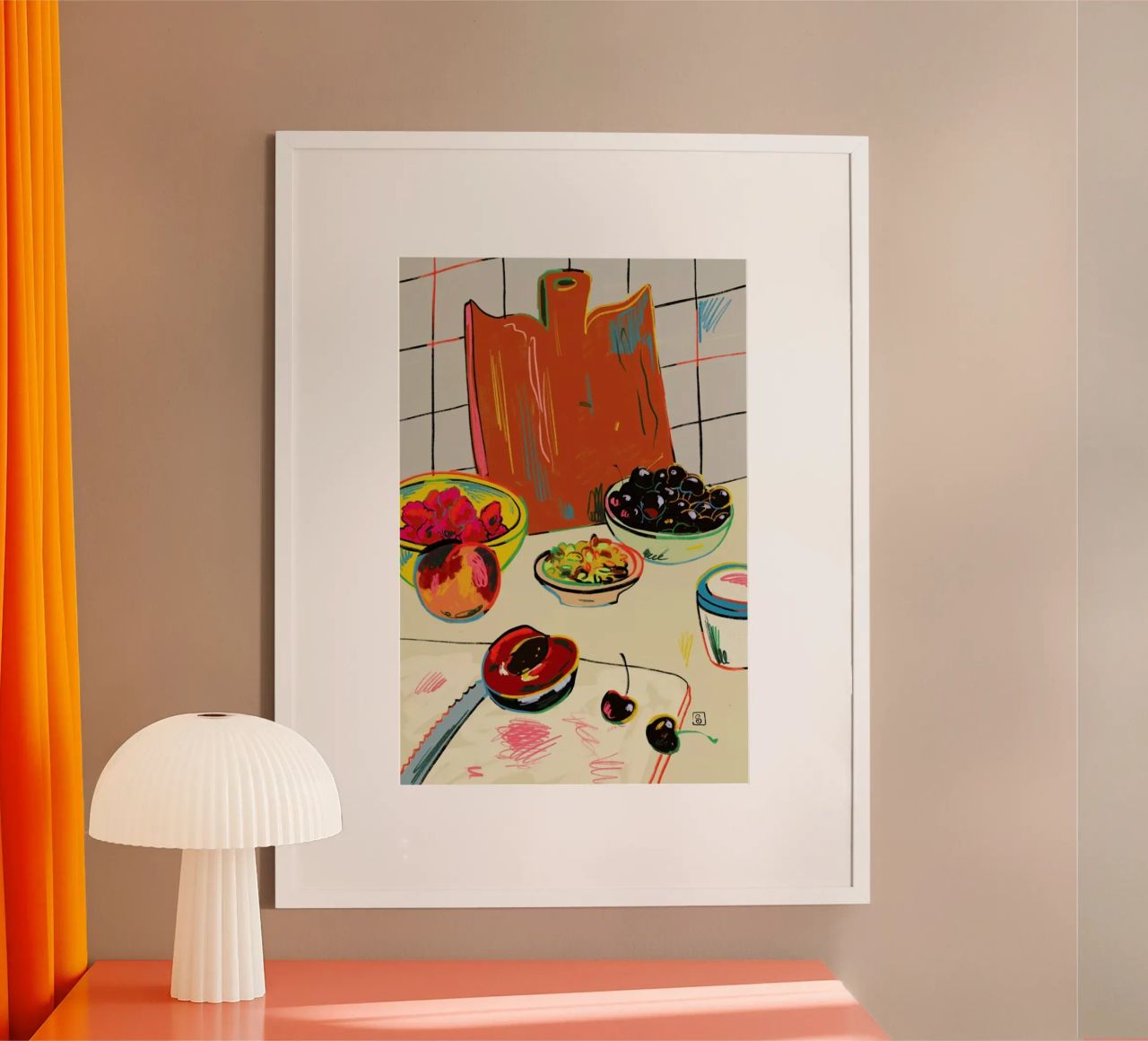 Autumn Fruit poster de Sandra Poliakov