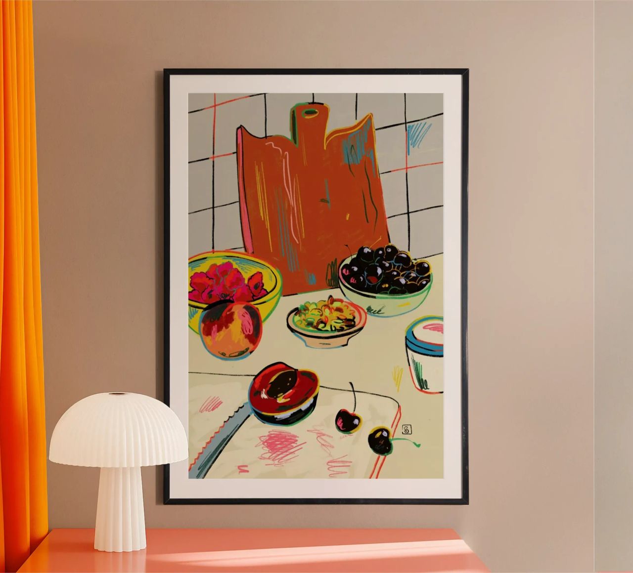 Autumn Fruit poster de Sandra Poliakov