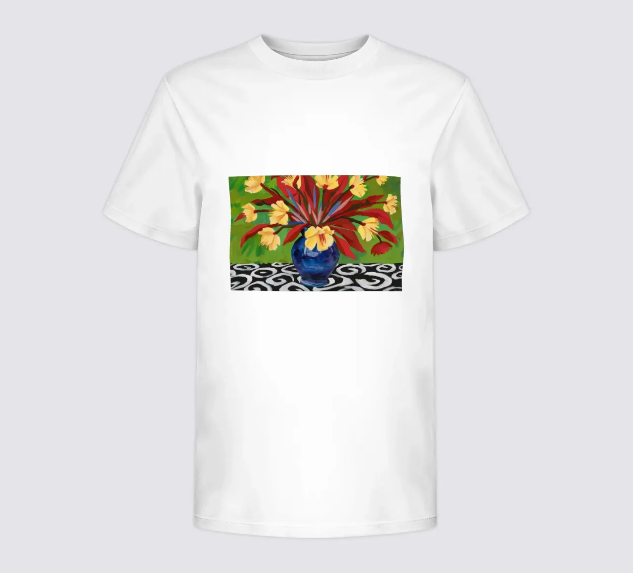 Midnight Bloom Burst kids t-shirt by Dawn Light