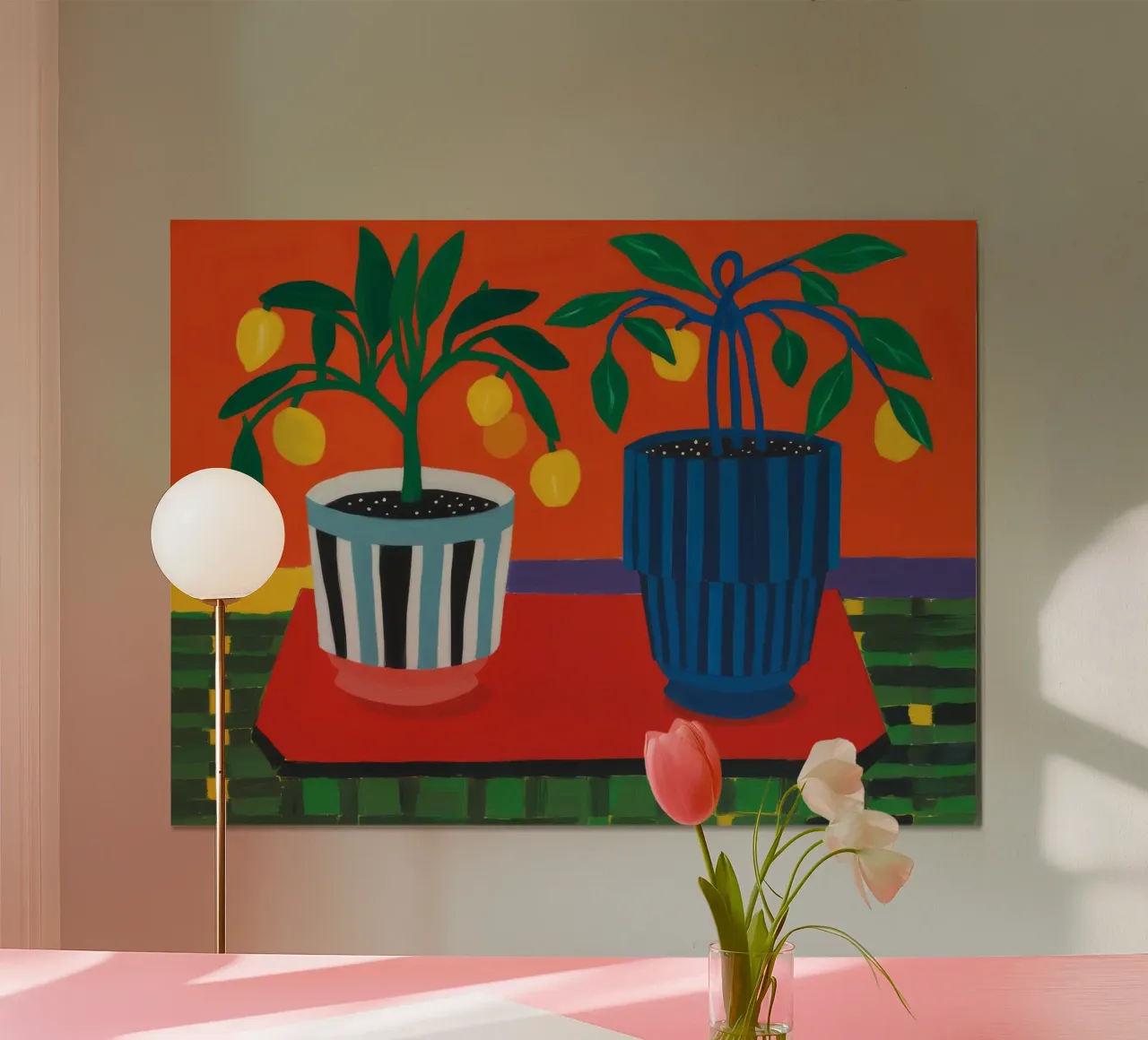 Crimson Table Gardens poster by Dawn Light