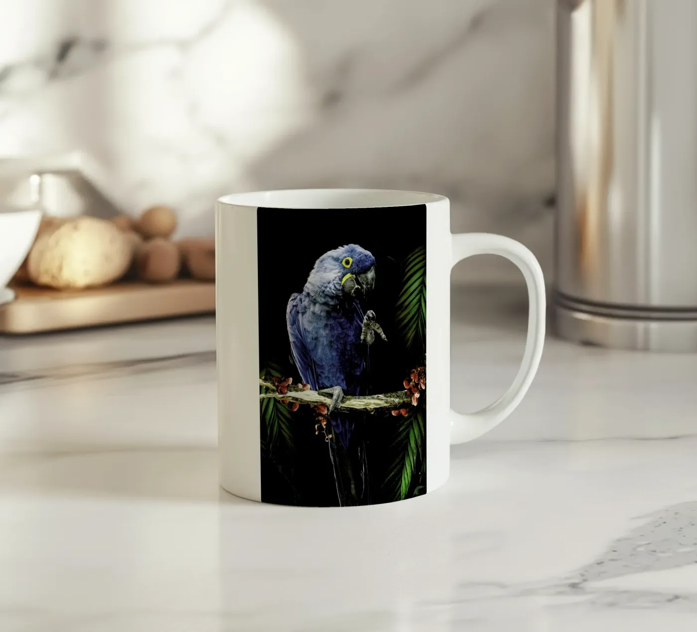 Macaw ceramic mug by Wouter Rikken