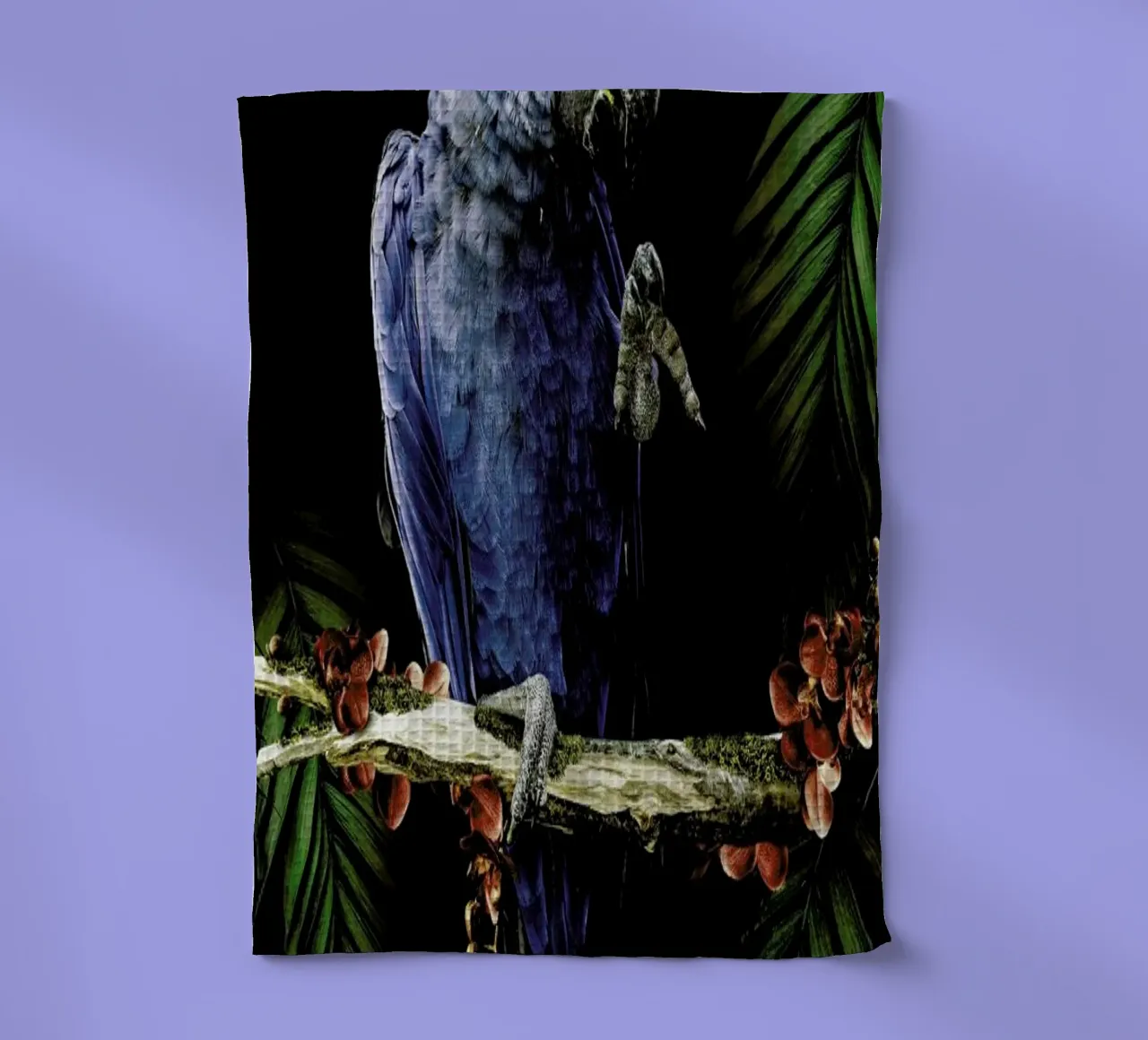 Macaw tea towel by Wouter Rikken