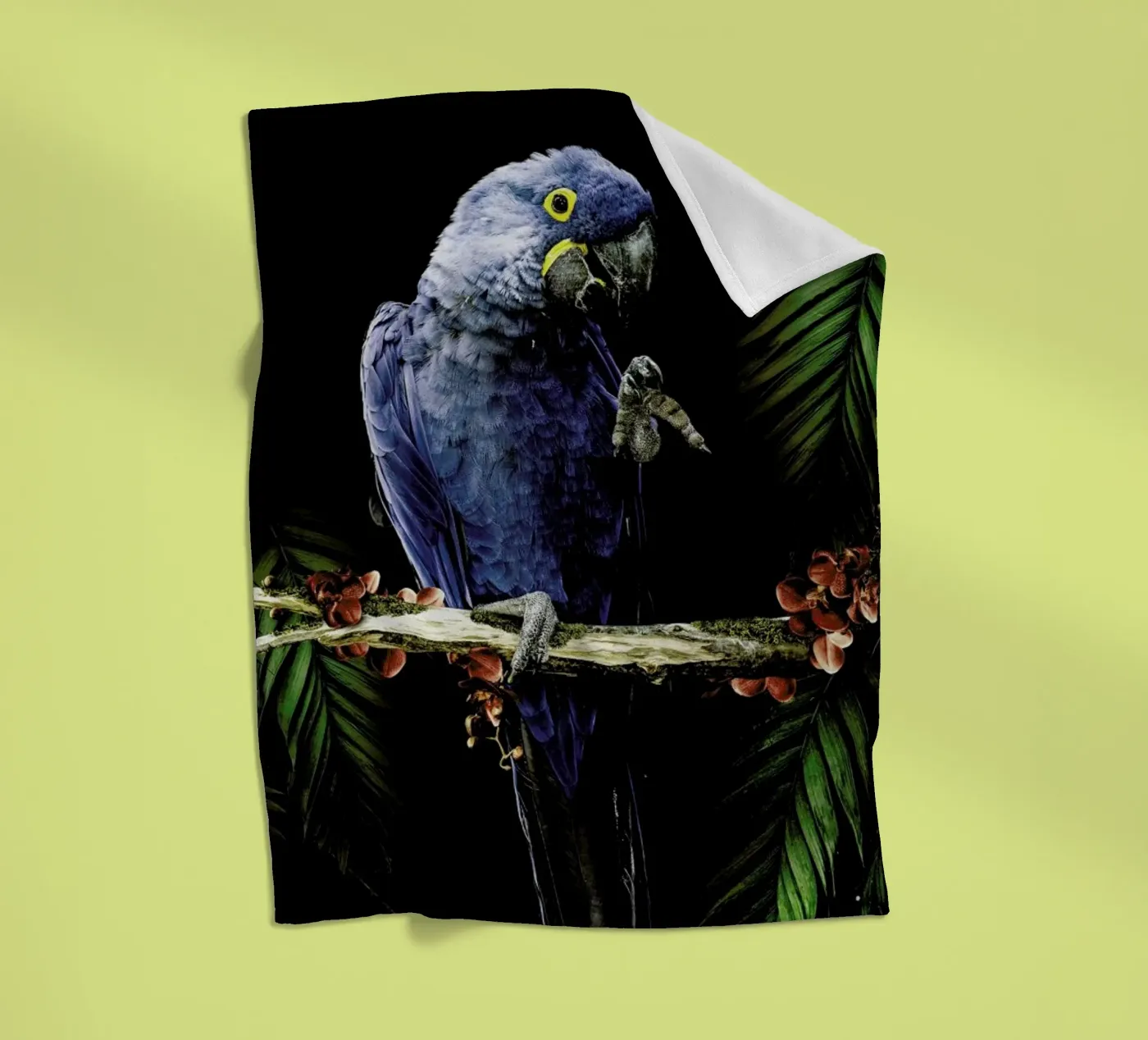 Macaw Fleecedecke von Wouter Rikken