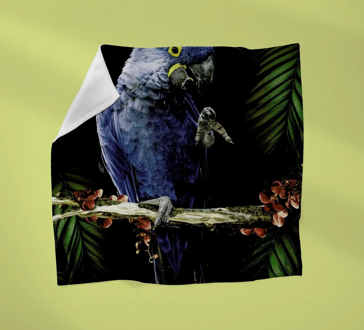Macaw Fleecedecke von Wouter Rikken