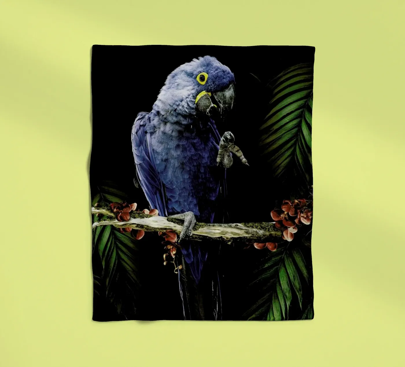 Macaw Fleecedecke von Wouter Rikken