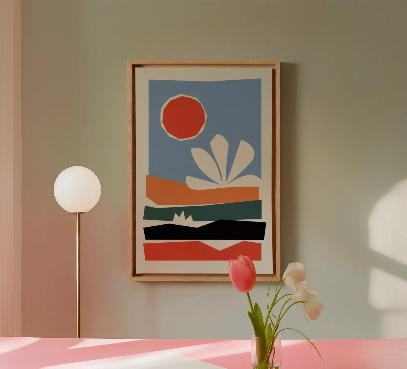 Layers canvas van Pure