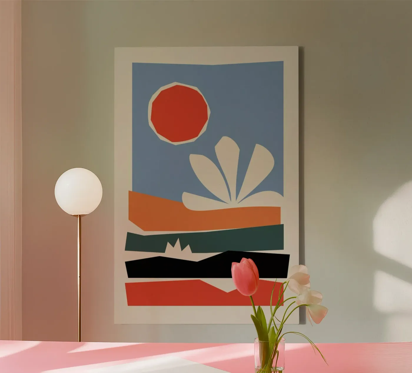 Layers canvas van Pure