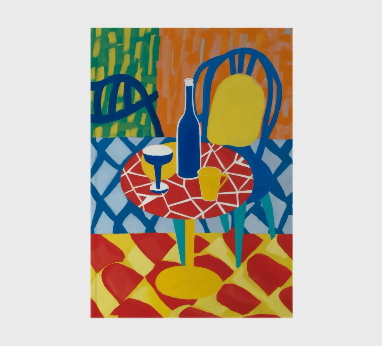 Abstract Wicker Sip notebook by Dawn Light