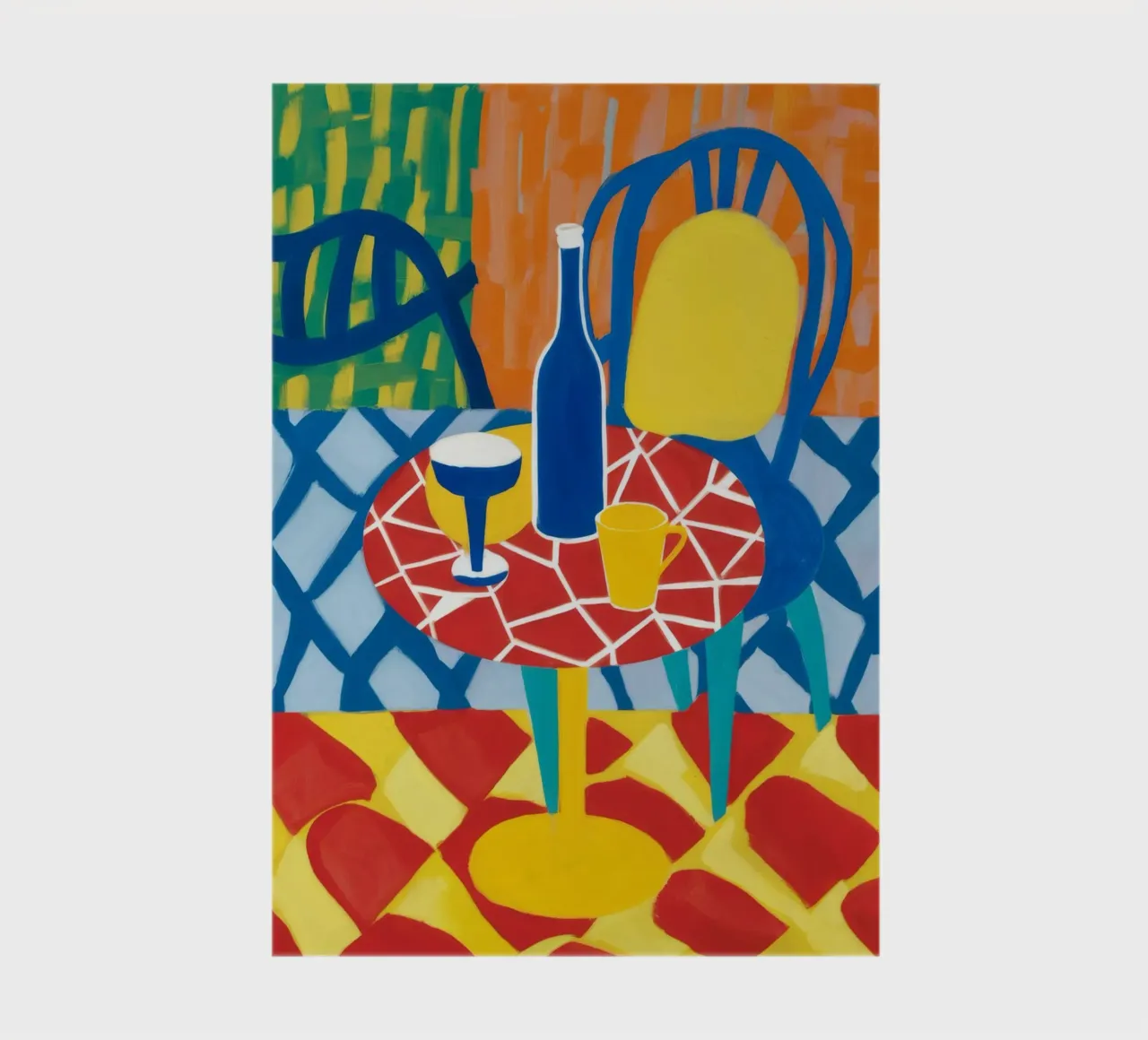 Abstract Wicker Sip notebook by Dawn Light