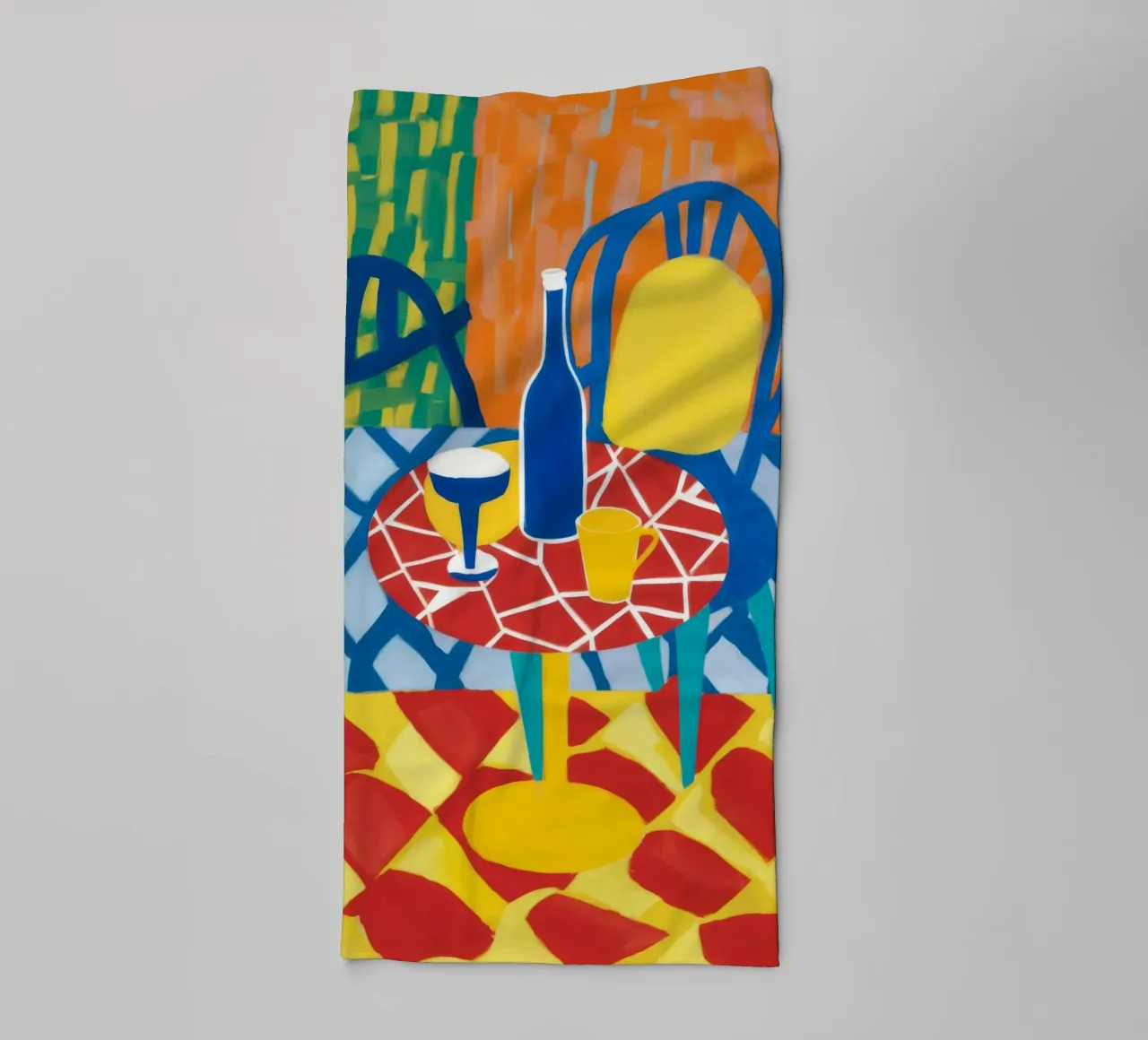 Abstract Wicker Sip Handtuch von Dawn Light