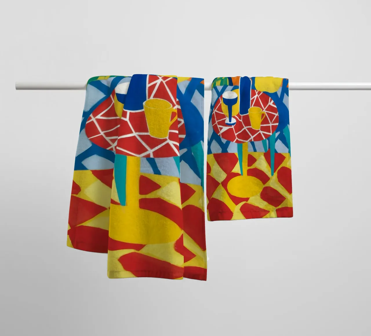 Abstract Wicker Sip towel by Dawn Light