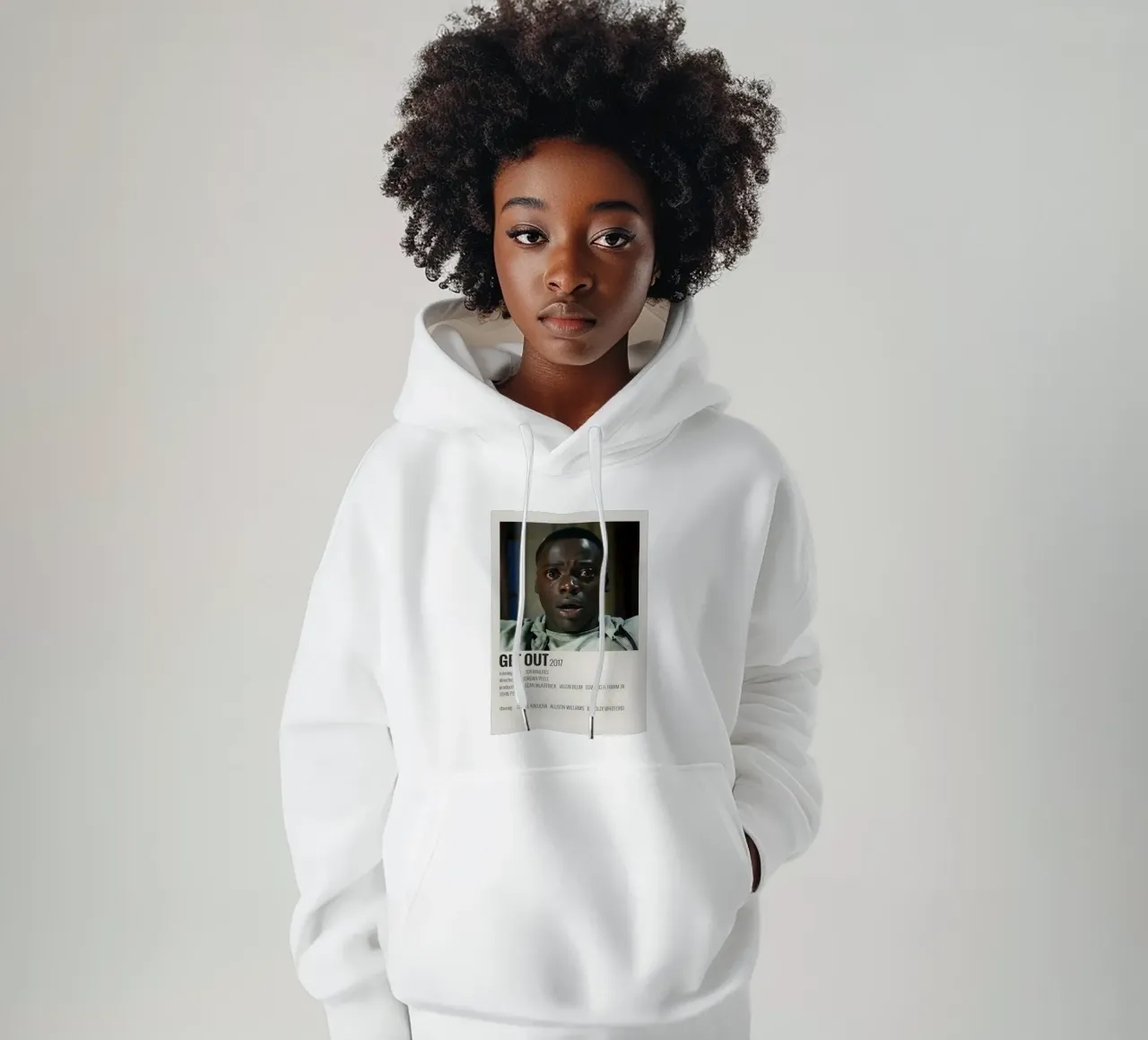 GET OUT 2017 felpa con cappuccio da MVFminimalist