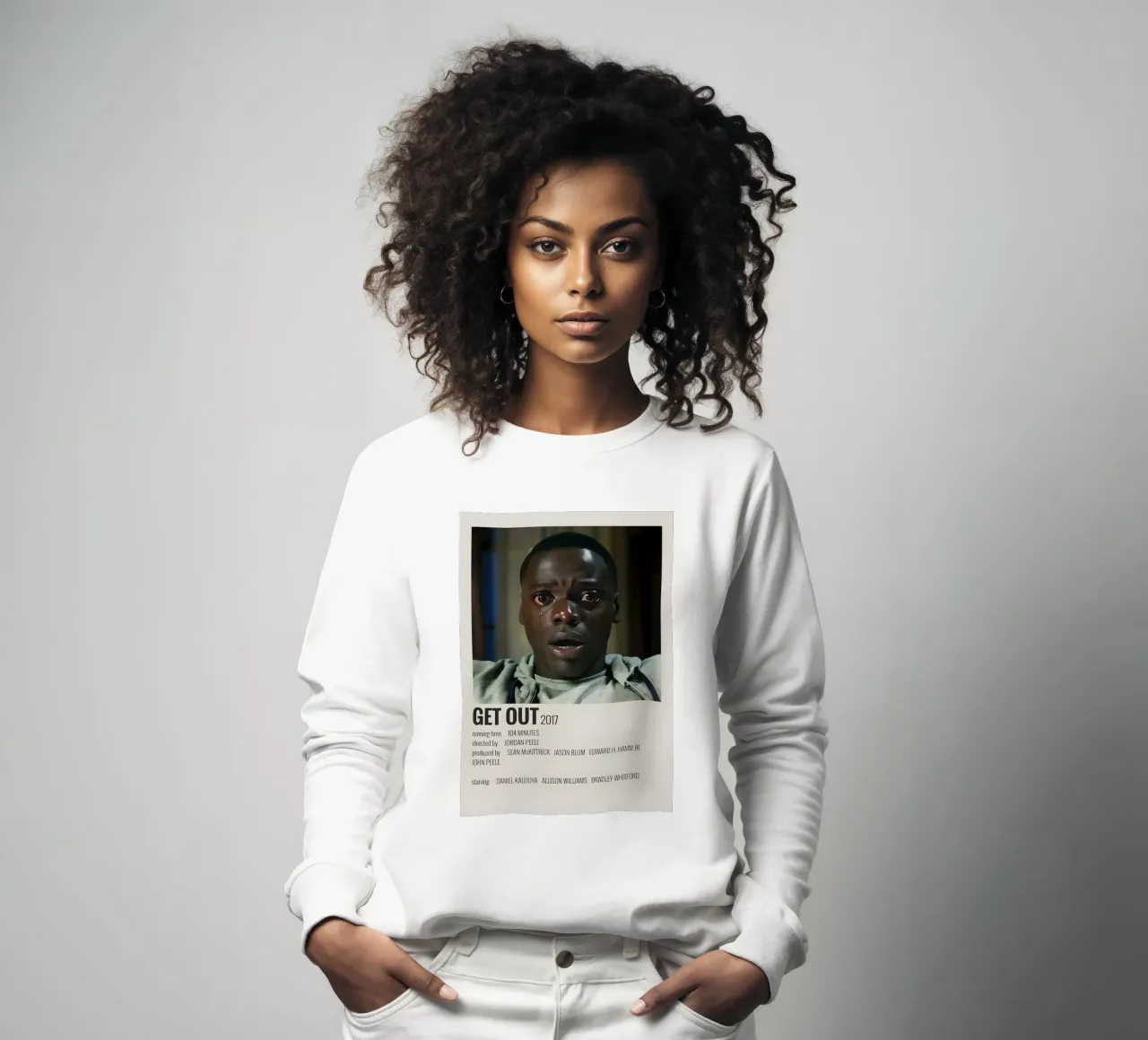 GET OUT 2017 sweatshirt van MVFminimalist
