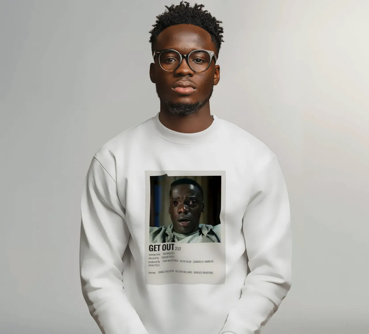 GET OUT 2017 sweatshirt van MVFminimalist