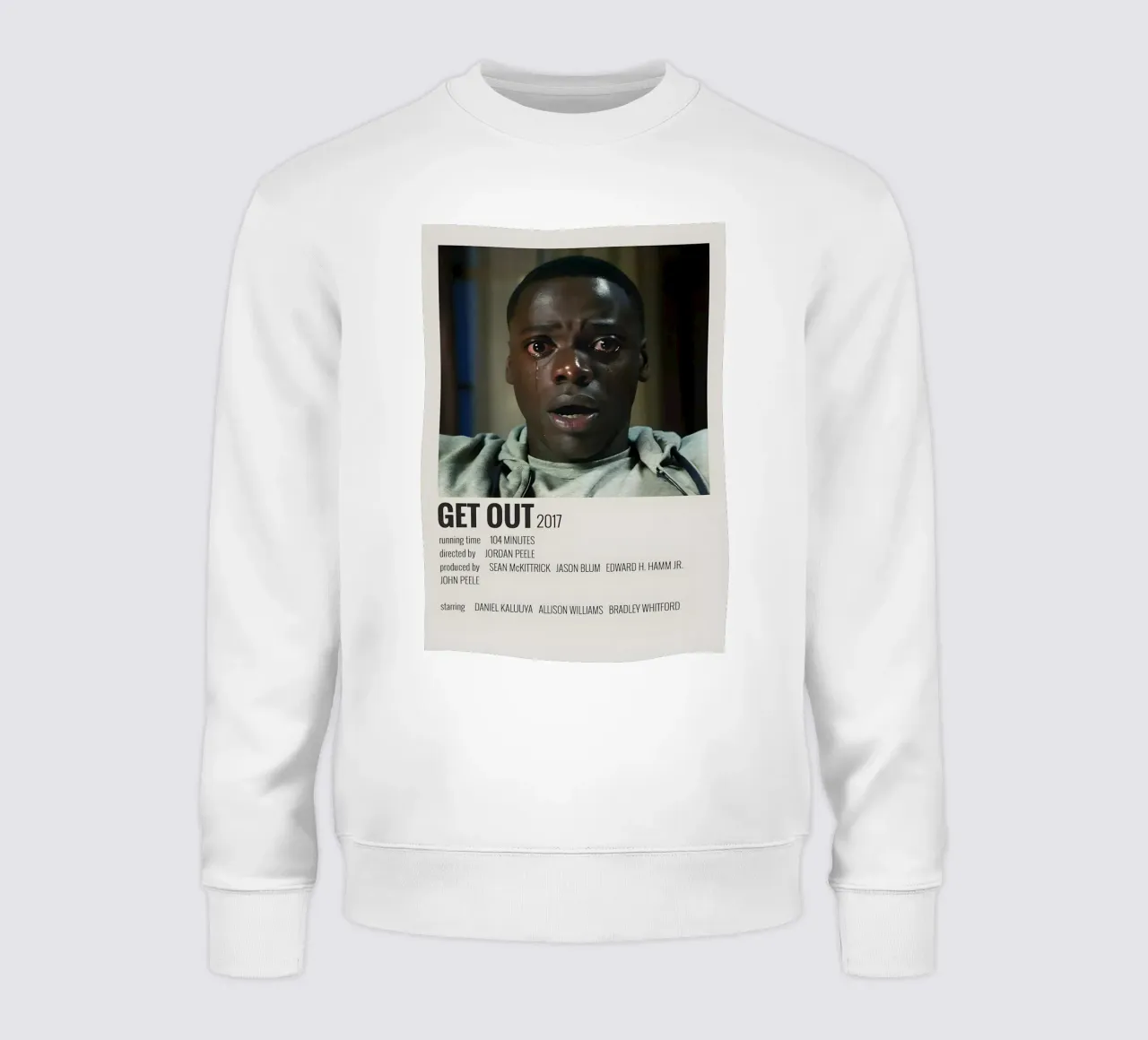 GET OUT 2017 sweatshirt van MVFminimalist