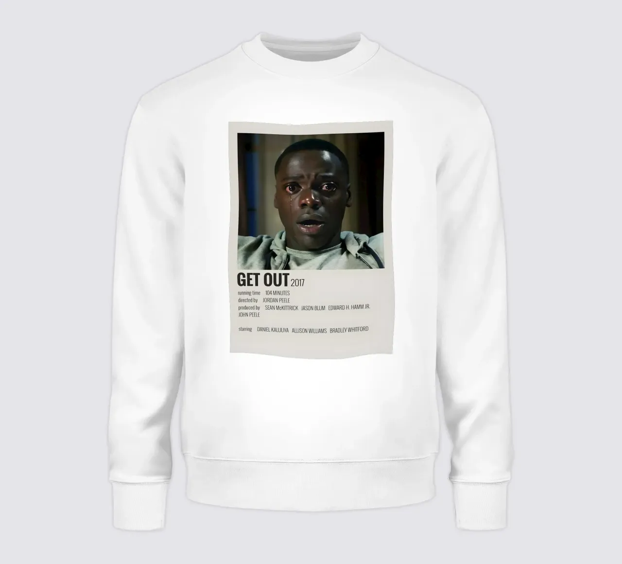GET OUT 2017 felpa da MVFminimalist