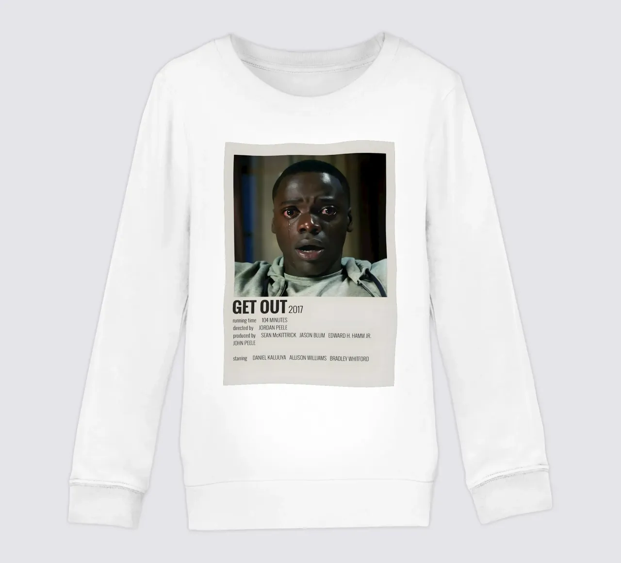GET OUT 2017 felpa bambino da MVFminimalist