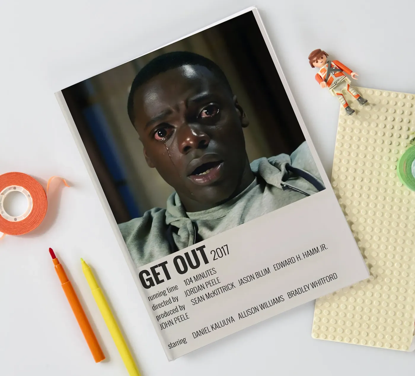 GET OUT 2017 quaderno da MVFminimalist