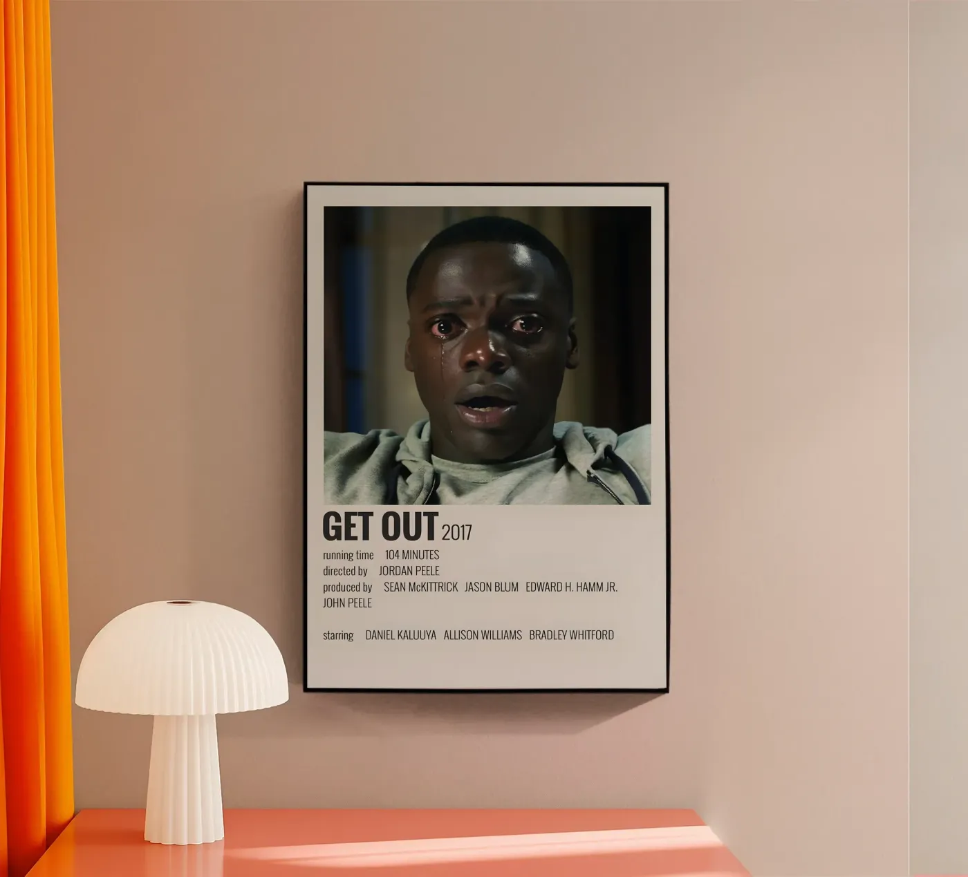 GET OUT 2017 acryl van MVFminimalist