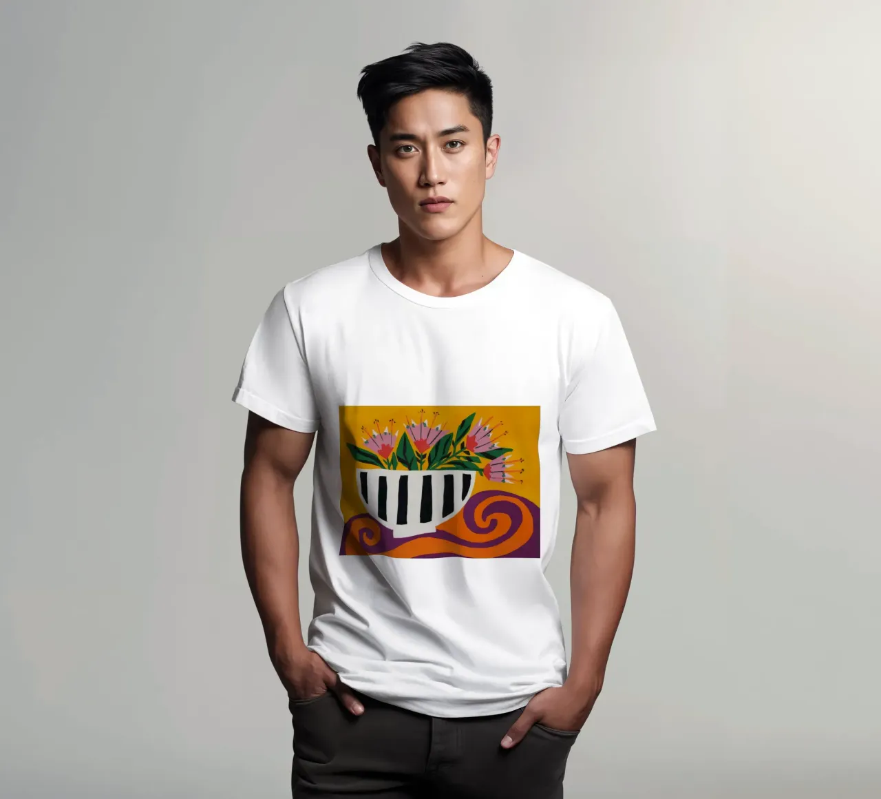 Capriccio a righe di Bloom t-shirt da Dawn Light
