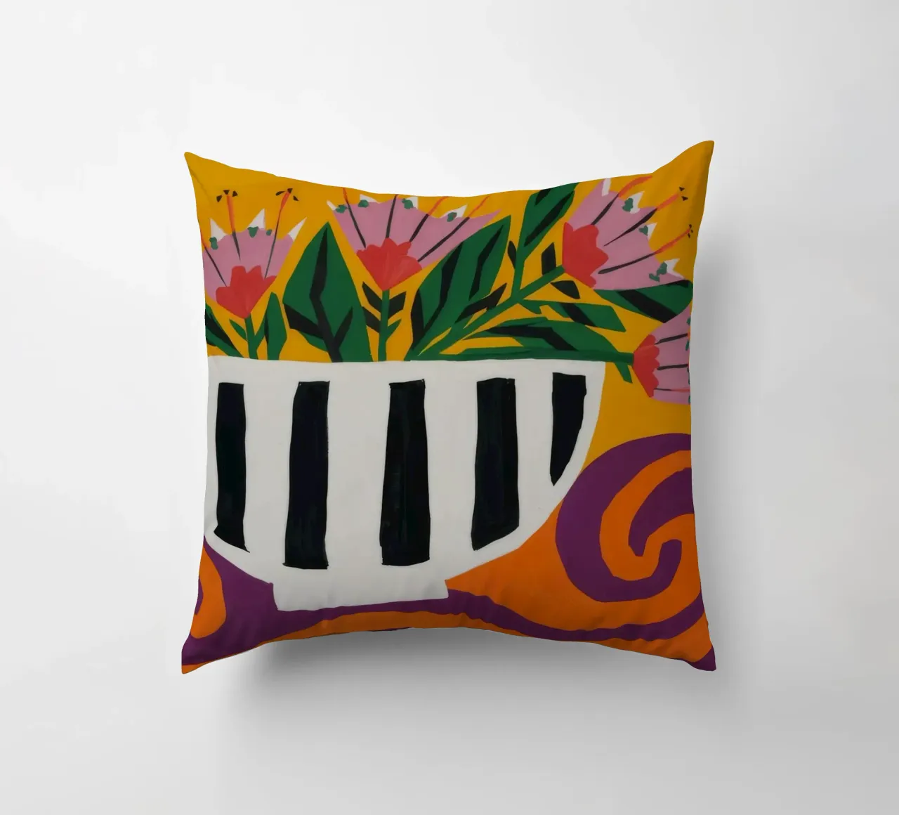 Capriccio a righe di Bloom cuscino da Dawn Light