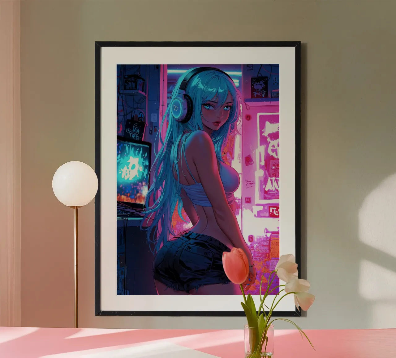 Bella ragazza Anime poster da Fleur de Lys