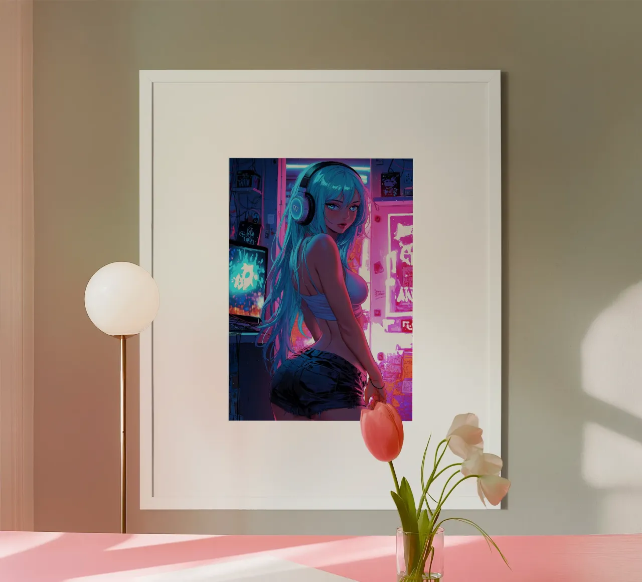 Bella ragazza Anime poster da Fleur de Lys