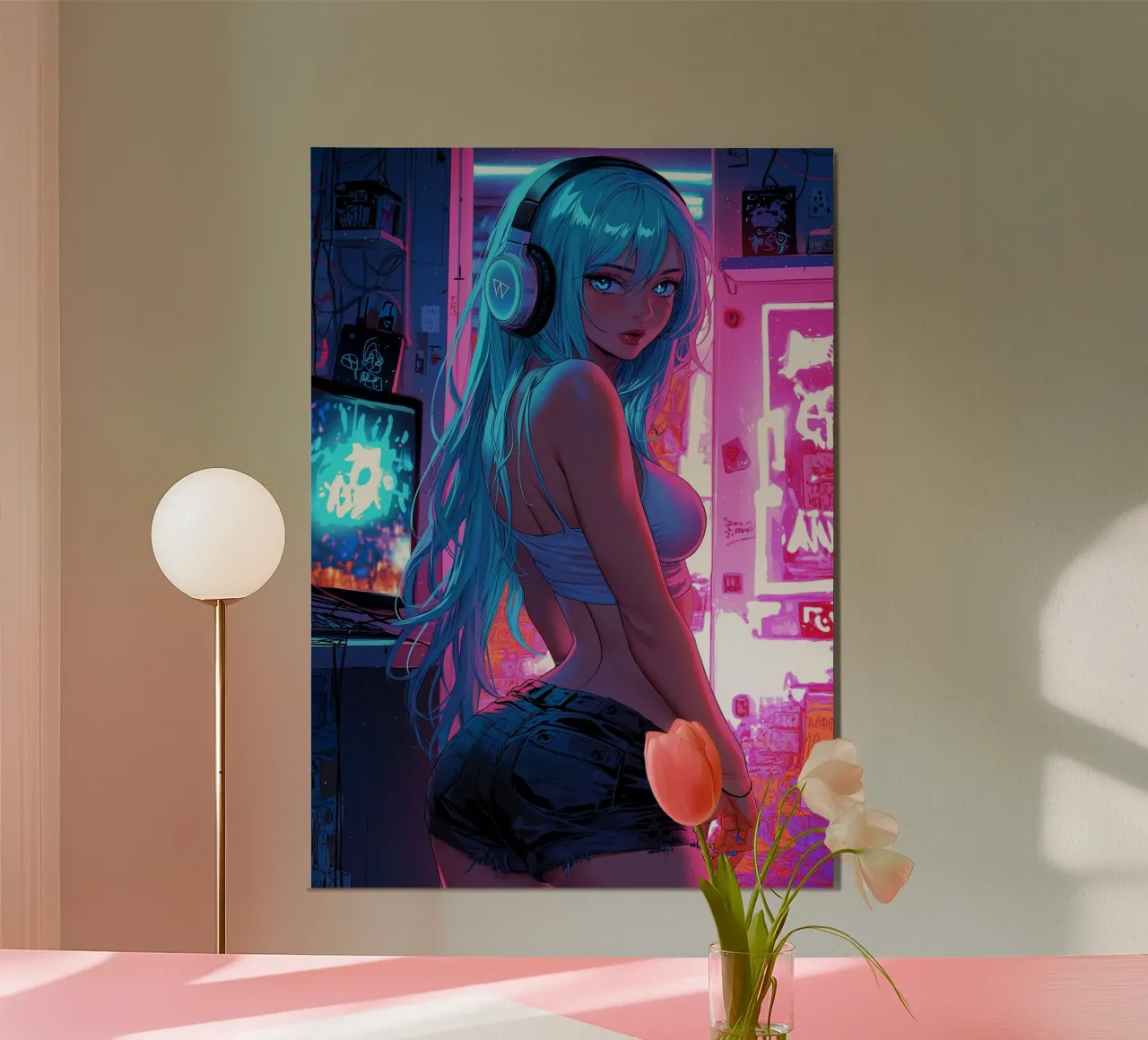 Bella ragazza Anime poster da Fleur de Lys